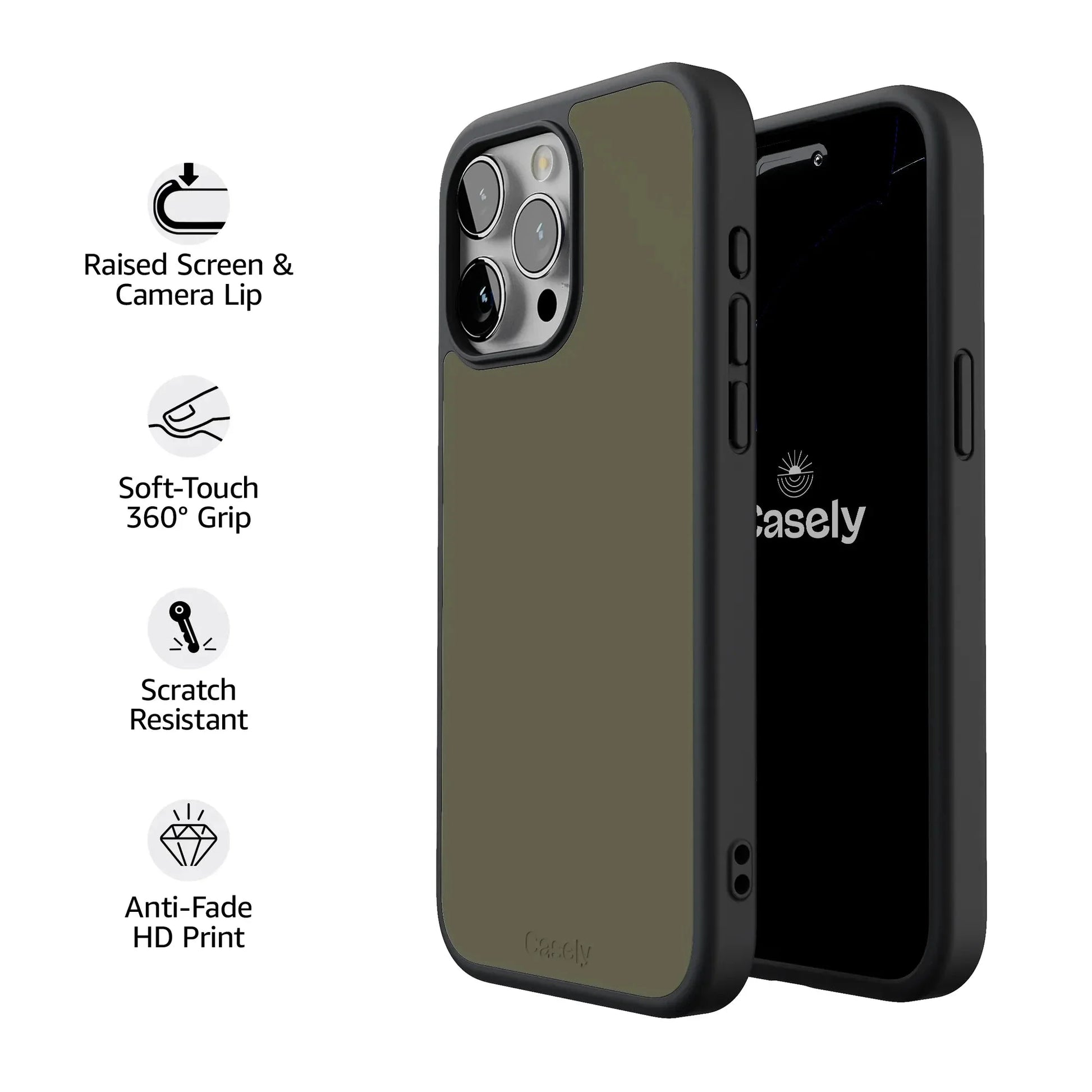 Army Green | The Boyfriend Collection Phone Case get.casely