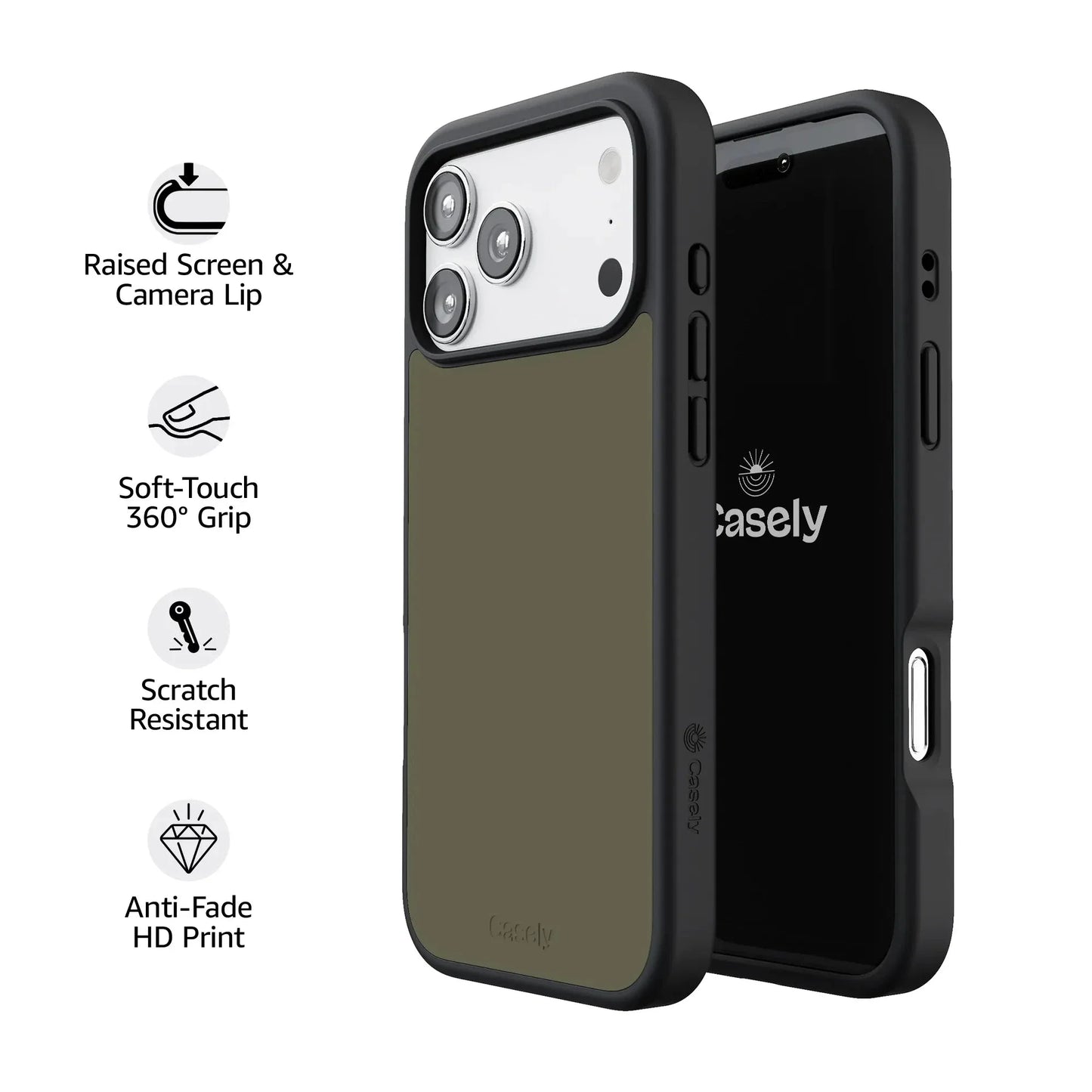 Army Green | The Boyfriend Collection Phone Case get.casely