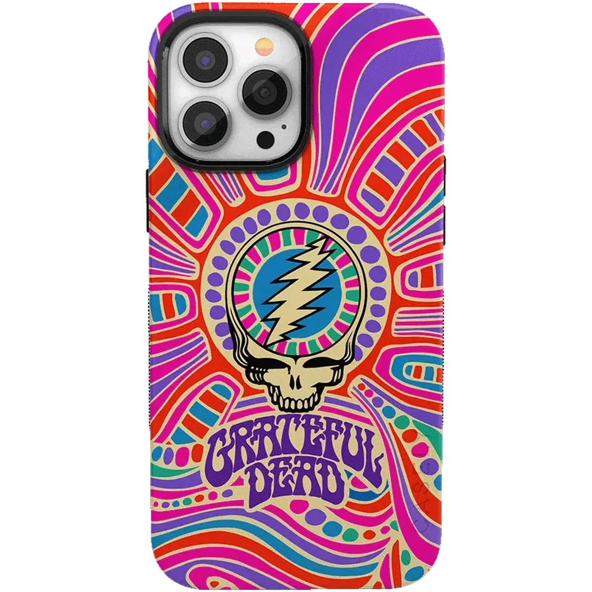 Art of Chaos | Grateful Dead Skull Case iPhone Case get.casely Bold + MagSafe® iPhone 13 Pro Max