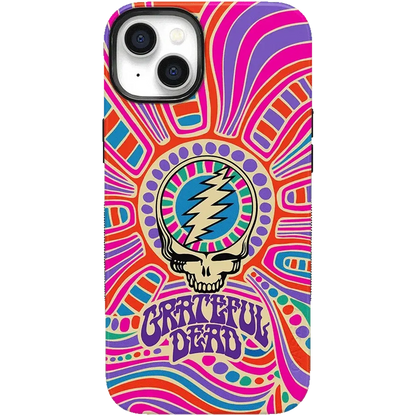 Art of Chaos | Grateful Dead Skull Case iPhone Case get.casely Bold + MagSafe® iPhone 14 Plus