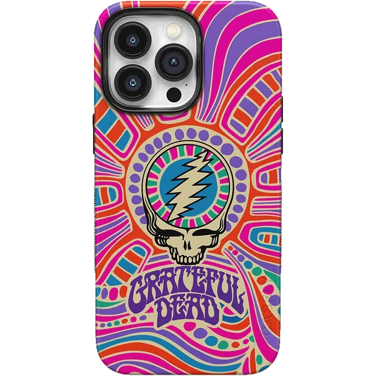 Art of Chaos | Grateful Dead Skull Case iPhone Case get.casely Bold + MagSafe® iPhone 14 Pro Max
