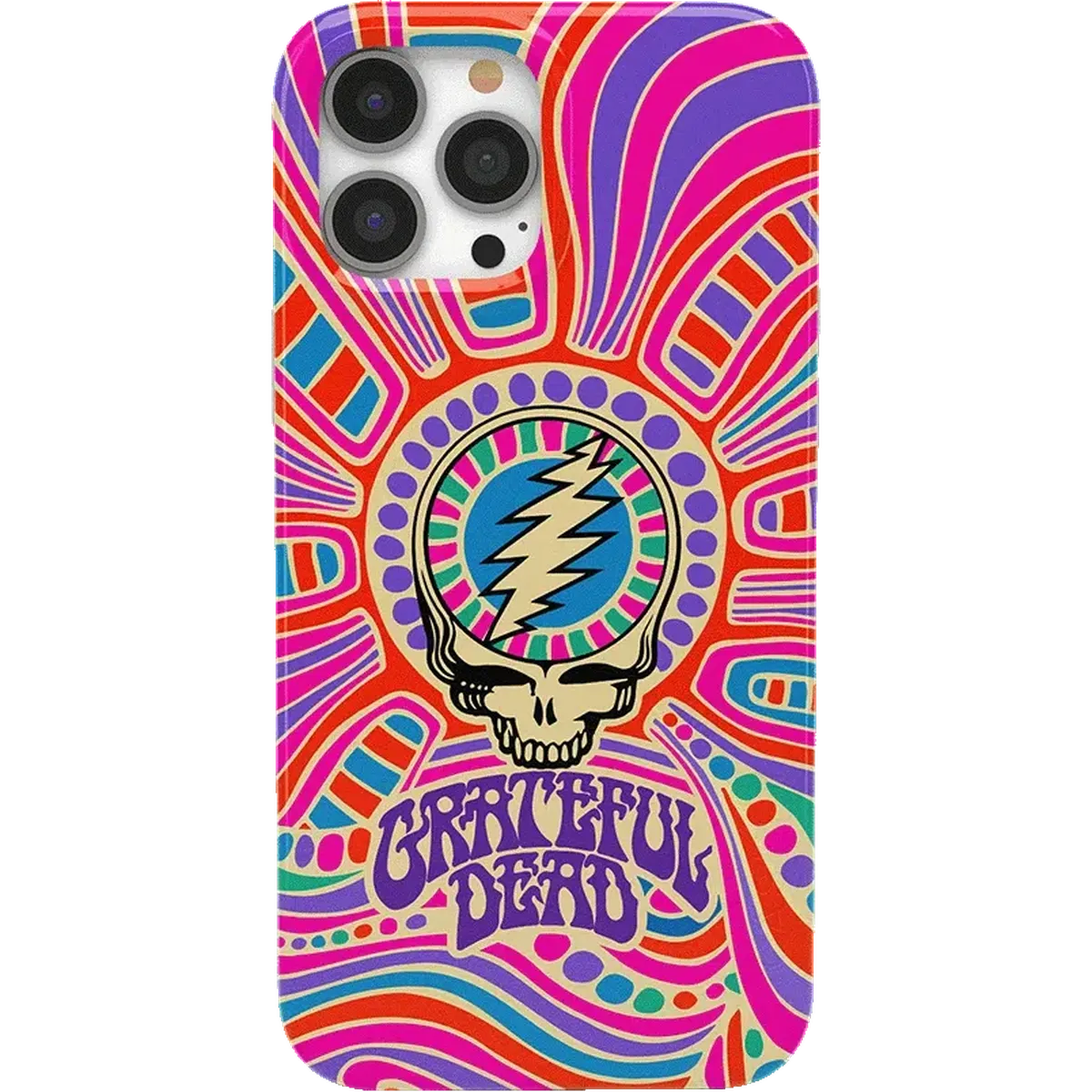 Art of Chaos | Grateful Dead Skull Case iPhone Case get.casely Classic + MagSafe® iPhone 13 Pro Max