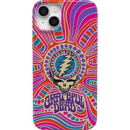 Art of Chaos | Grateful Dead Skull Case iPhone Case get.casely Classic + MagSafe® iPhone 14 Plus