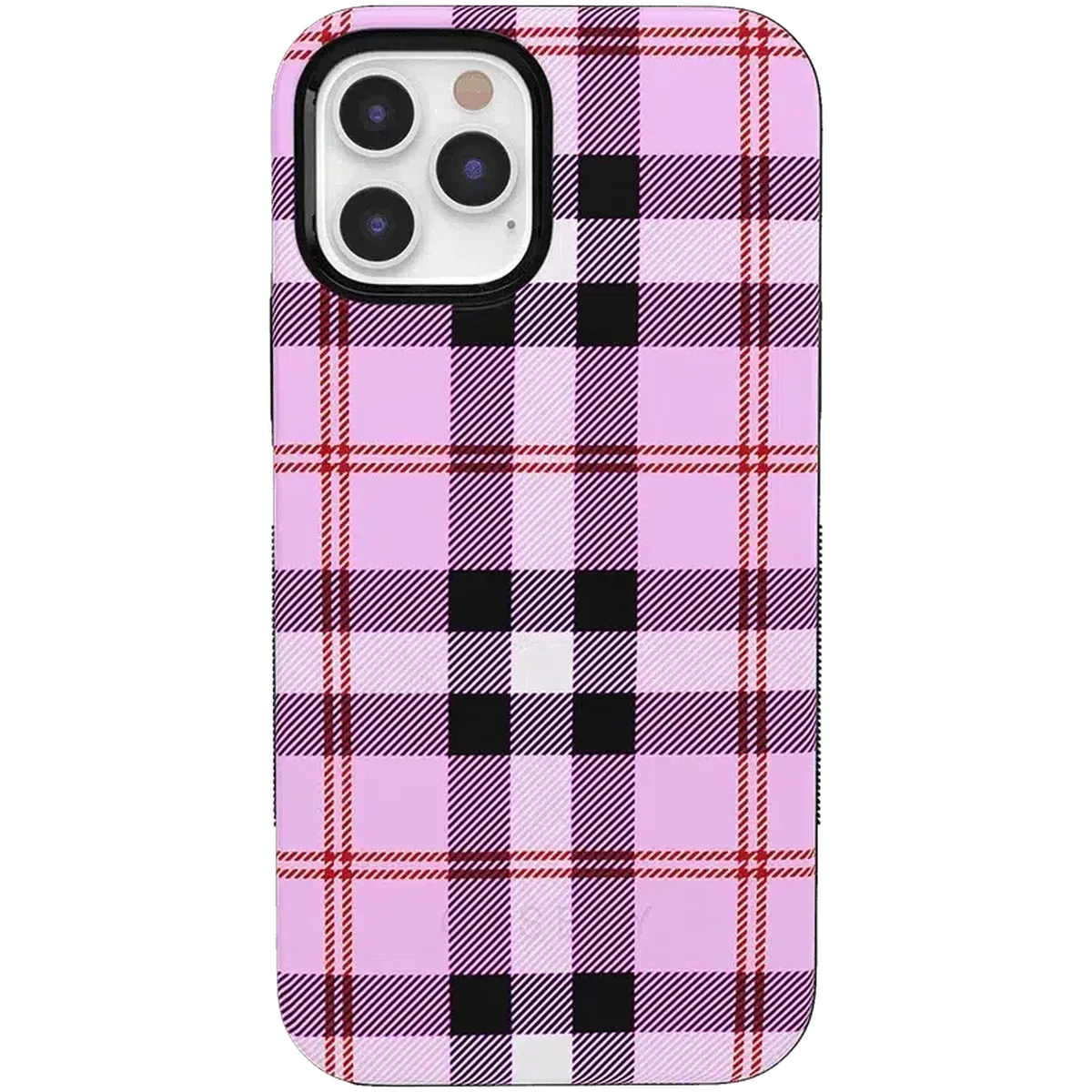 As if! | Light Purple Plaid Case iPhone Case get.casely Bold iPhone 12 Pro Max