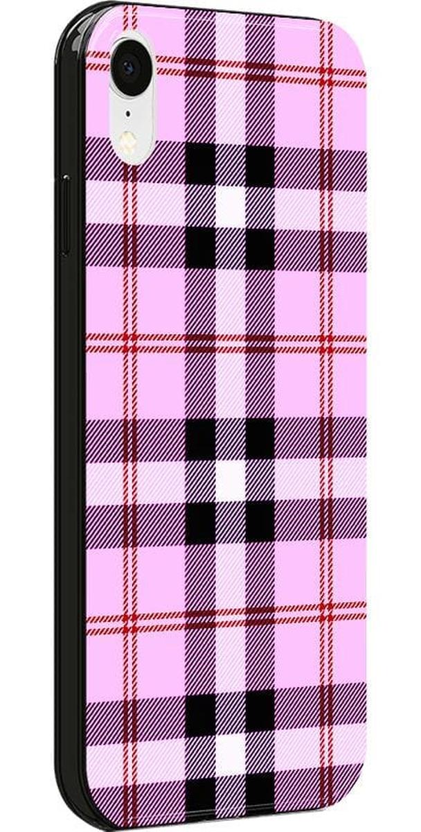 As if! | Light Purple Plaid Case iPhone Case get.casely