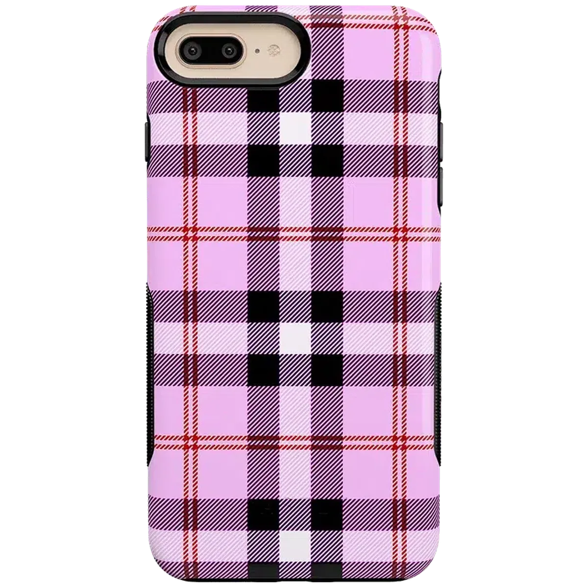 As if! | Light Purple Plaid Case iPhone Case get.casely
