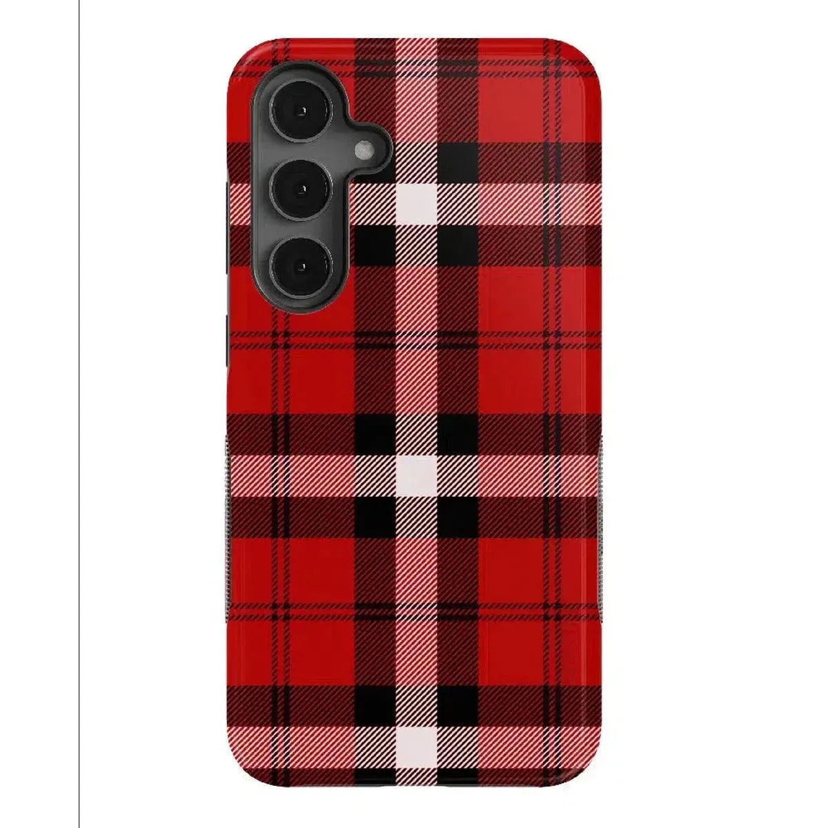 As if! | Red Plaid Case Phone Case get.casely Bold Flex + MagSafe® Galaxy S25 Plus
