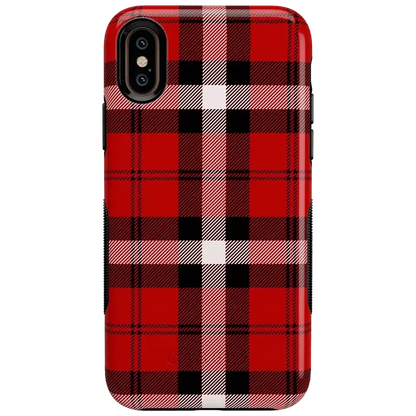 As if! | Red Plaid iPhone Case iPhone Case get.casely