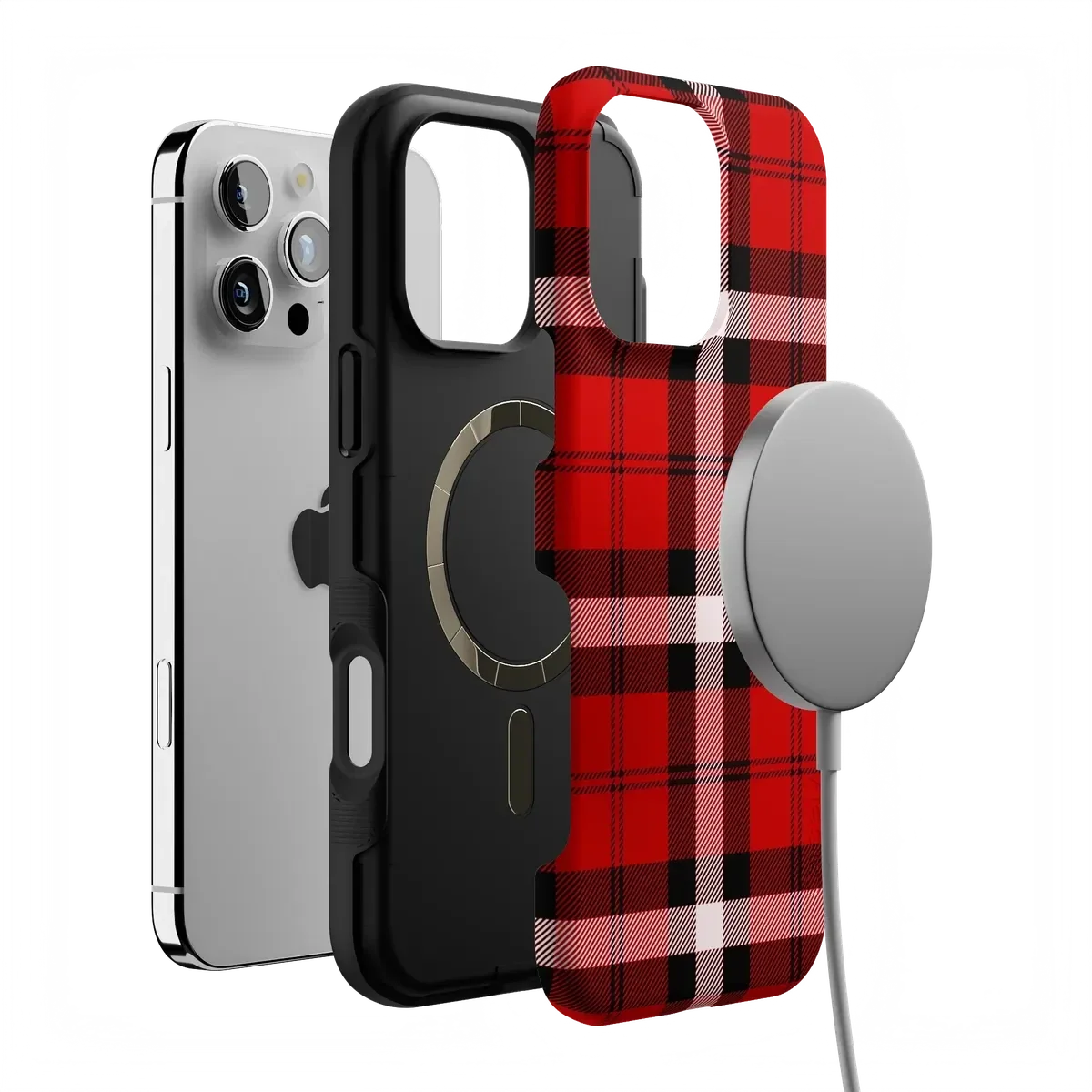 As if! | Red Plaid Case Phone Case get.casely