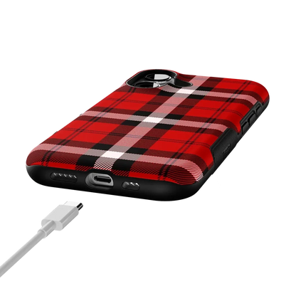 As if! | Red Plaid Case Phone Case get.casely