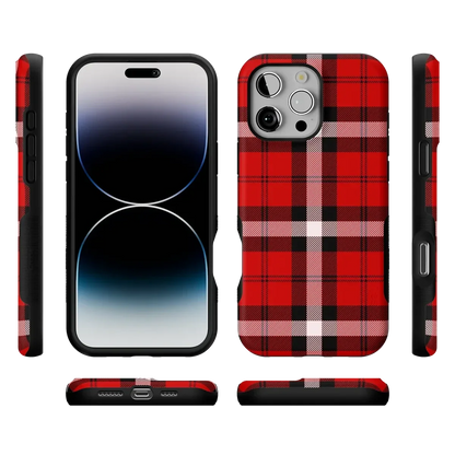 As if! | Red Plaid Case Phone Case get.casely
