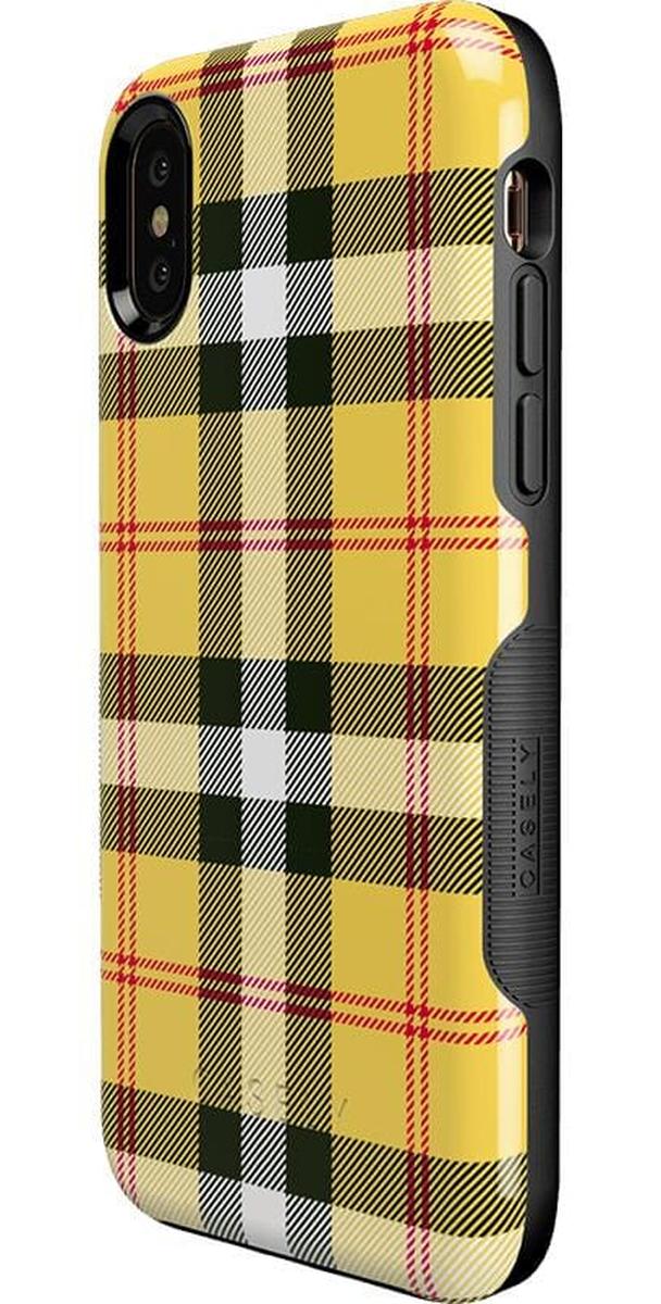As if! | Yellow Plaid iPhone Case iPhone Case get.casely