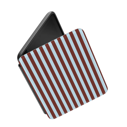 Sunday in Brooklyn | Blue Stripes Kindle Case