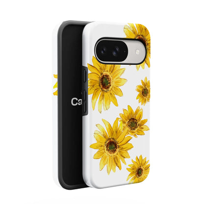Golden Garden | Yellow Sunflower Floral Google Pixel Case