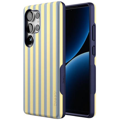 Coastline Stripes | Blue & Yellow Case
