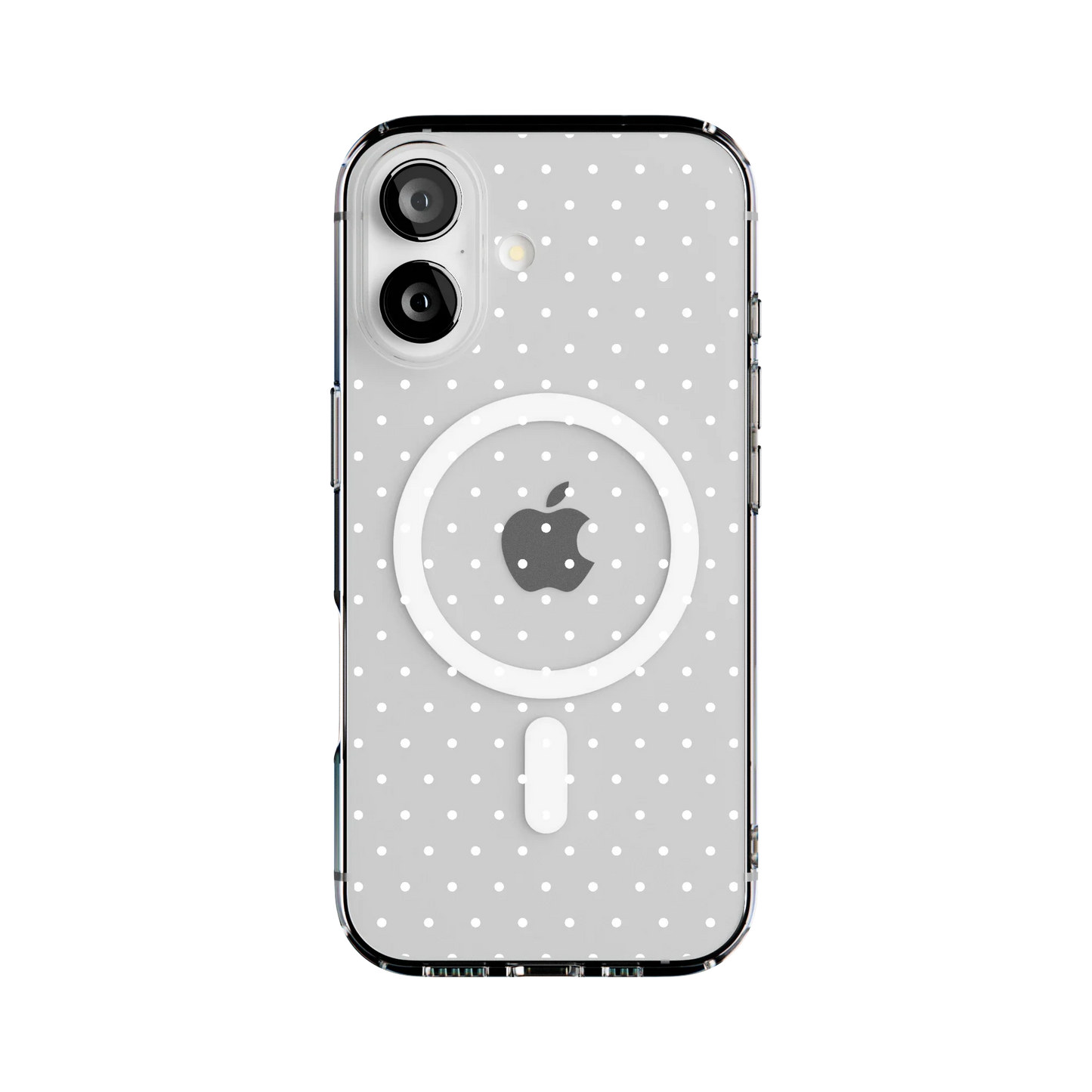 On the Dot | White Polka Dot Case