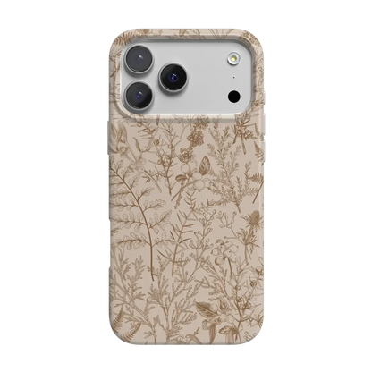 Beige Garden | Neutral Floral Case iPhone Case get.casely Classic + MagSafe® iPhone 17 Pro Max