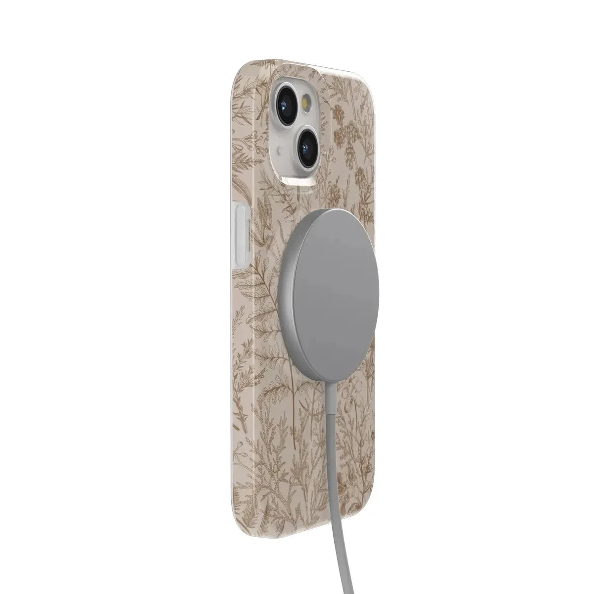 Beige Garden | Neutral Floral Case iPhone Case get.casely