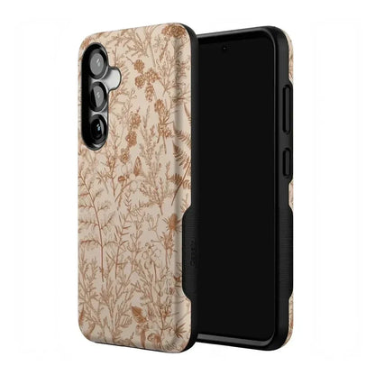 Beige Garden | Neutral Floral Case iPhone Case get.casely