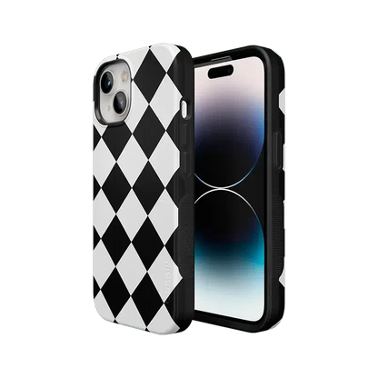 Black Checkerboard | High Contrast Design Case Phone Case Casetry
