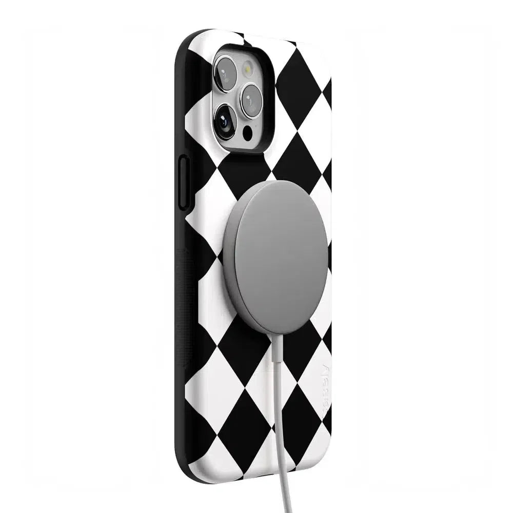 Black Checkerboard | High Contrast Design Case Phone Case Casetry