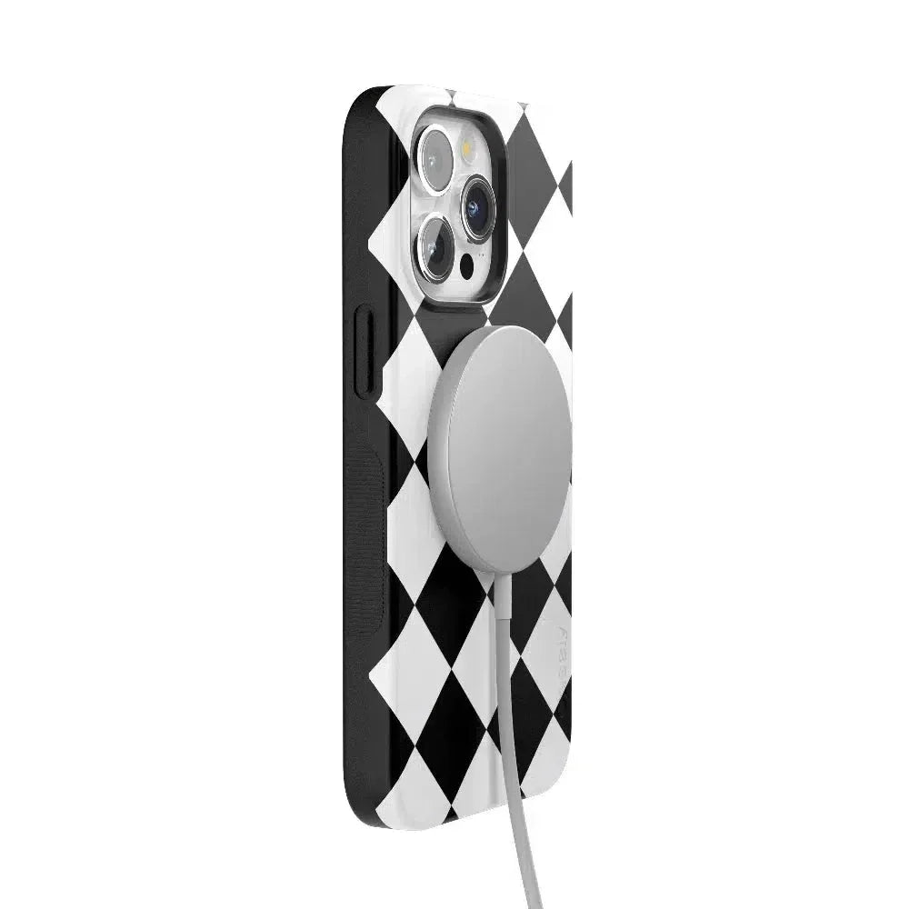 Black Checkerboard | High Contrast Design Case Phone Case Casetry