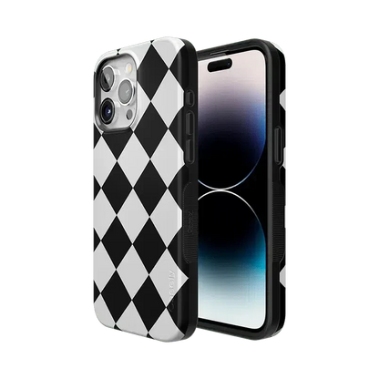 Black Checkerboard | High Contrast Design Case Phone Case Casetry