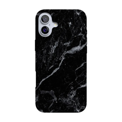 Black Pearl | Classic Black Marble Case iPhone Case get.casely Classic + MagSafe® iPhone 16