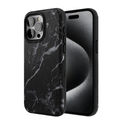 Black Pearl | Classic Black Marble Case iPhone Case get.casely