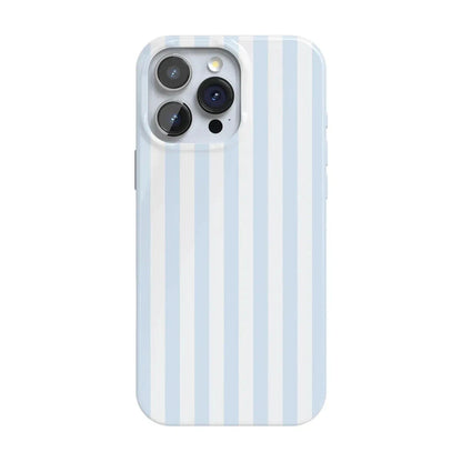 Blue Stripes | Sunday Best Case Phone Case get.casely Classic + MagSafe® iPhone 16 Pro