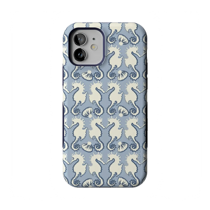 Seahorse Drift | Coastal Blues Case - iPhone 12