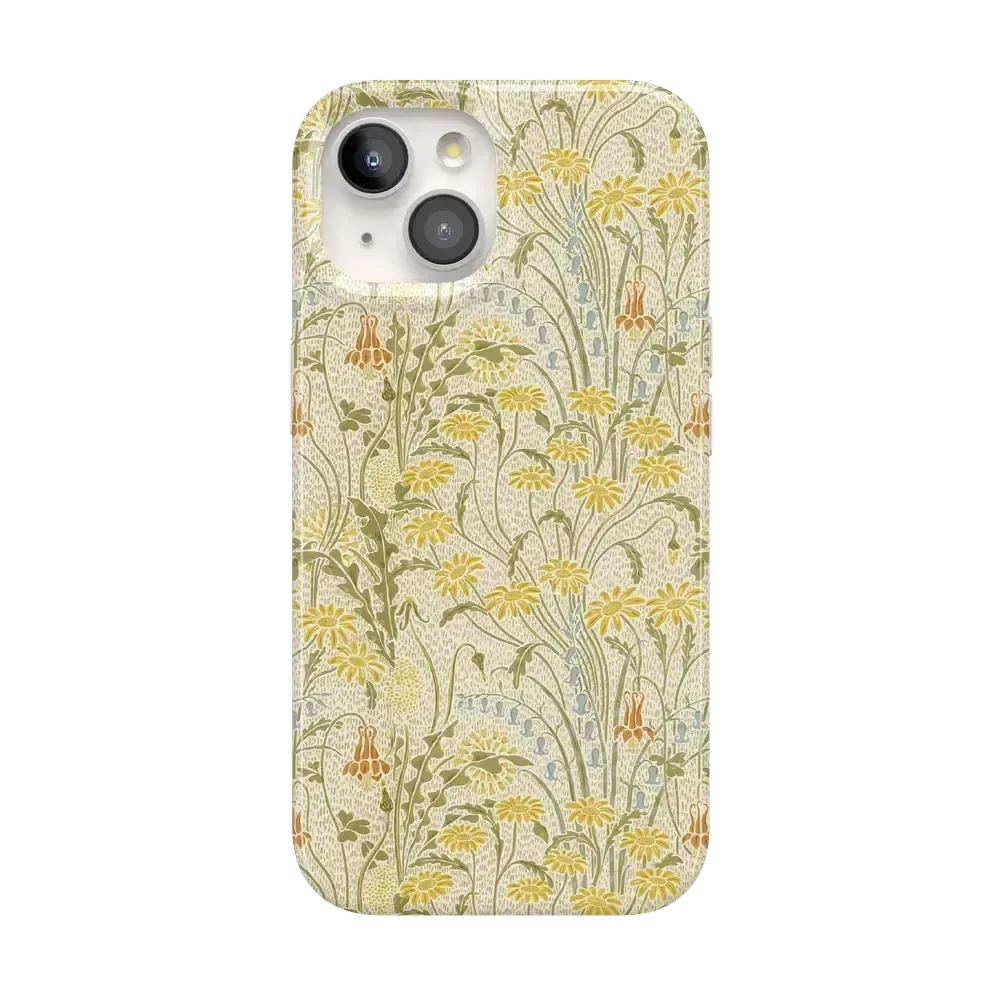 Boho Blooms | Golden Floral Case iPhone Case get.casely Classic + MagSafe® iPhone 15