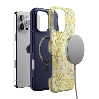 Boho Blooms | Golden Floral Case iPhone Case get.casely