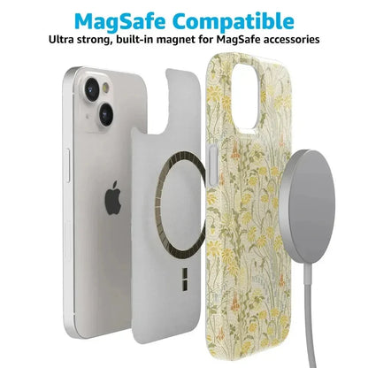 Boho Blooms | Golden Floral Case iPhone Case get.casely