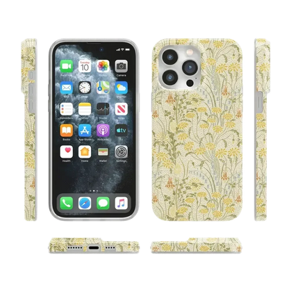 Boho Blooms | Golden Floral Case iPhone Case get.casely