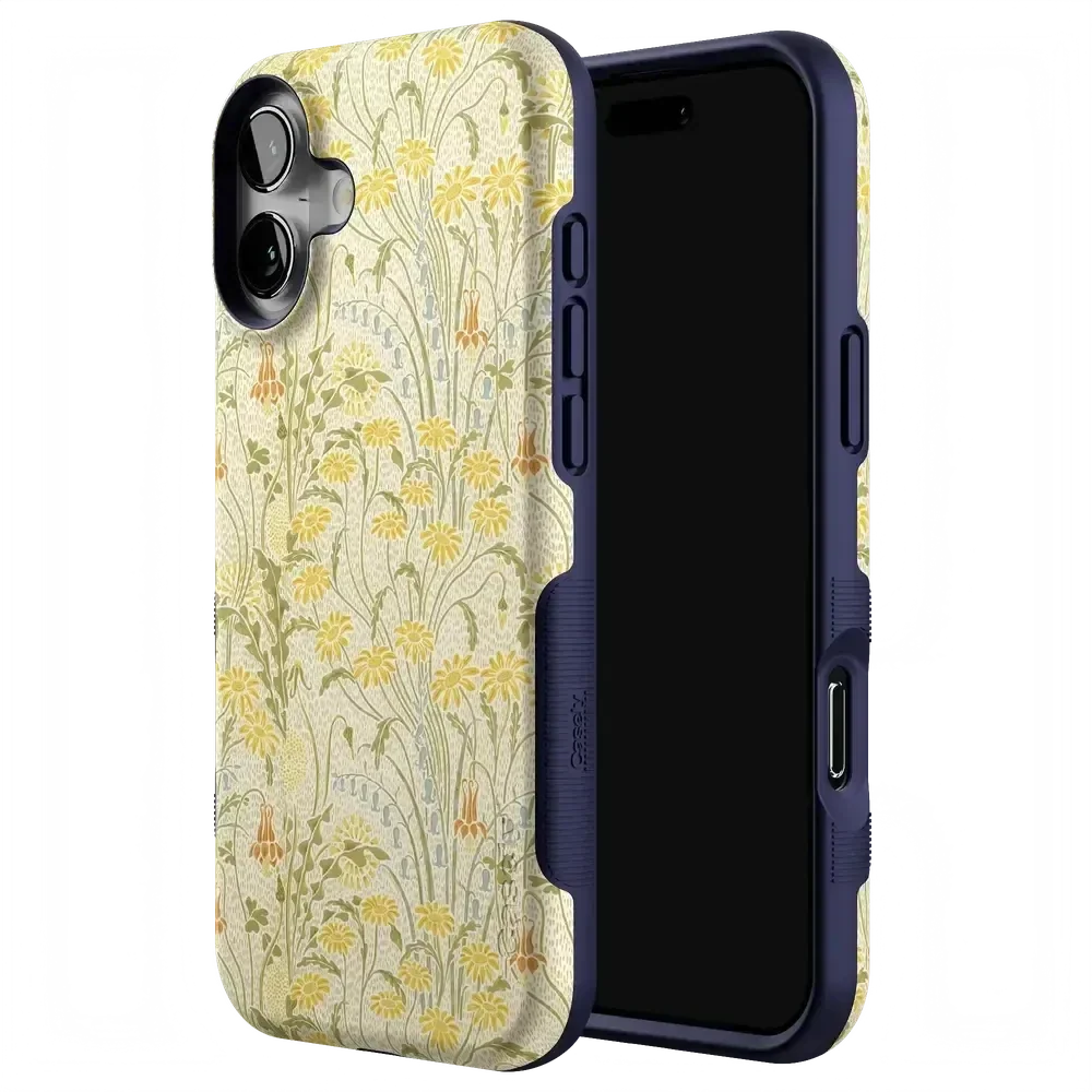 Boho Blooms | Golden Floral Case iPhone Case get.casely