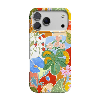 Botanical Blooms | Floral Patchwork Case iPhone Case get.casely Classic + MagSafe® iPhone 17 Pro Max