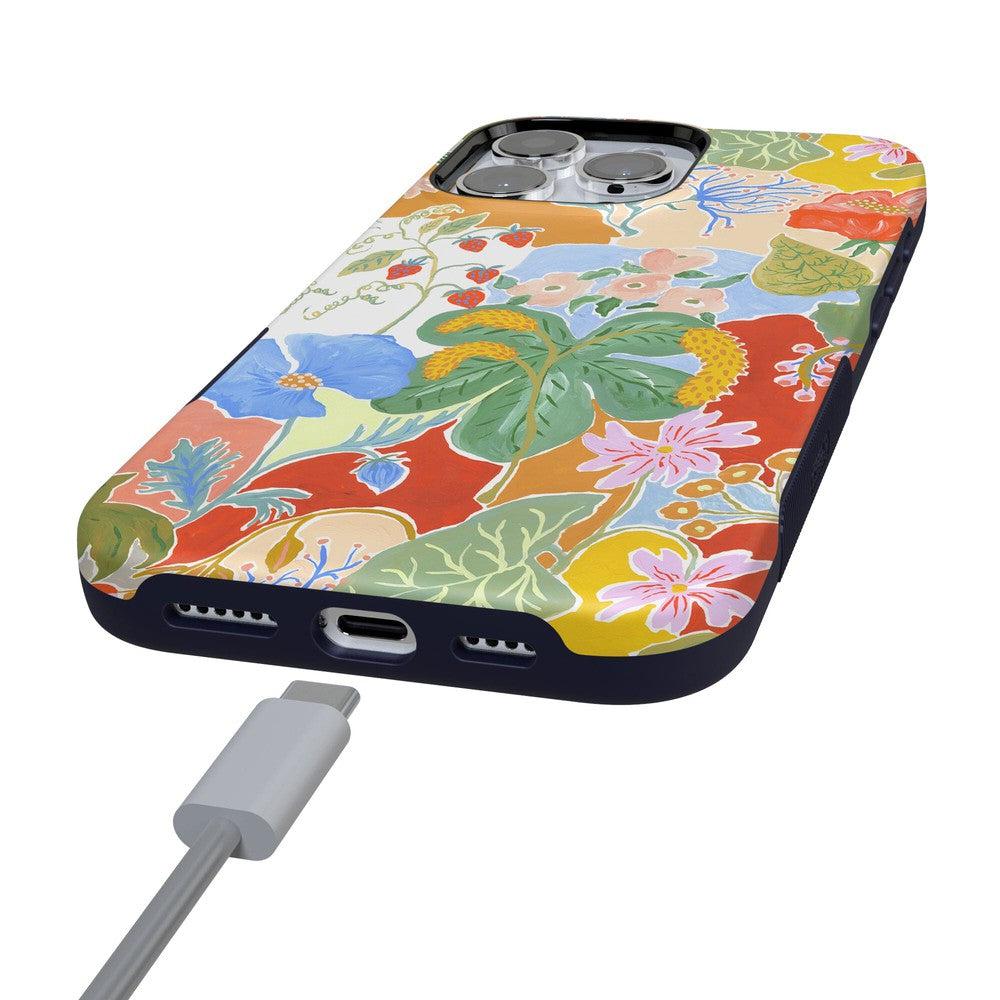 Botanical Blooms | Floral Patchwork Case iPhone Case get.casely