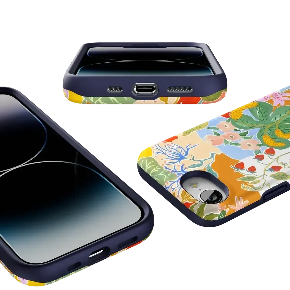 Botanical Blooms | Floral Patchwork Case iPhone Case get.casely