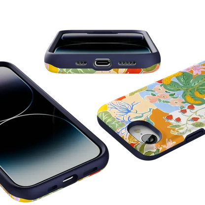 Botanical Blooms | Floral Patchwork Case iPhone Case get.casely