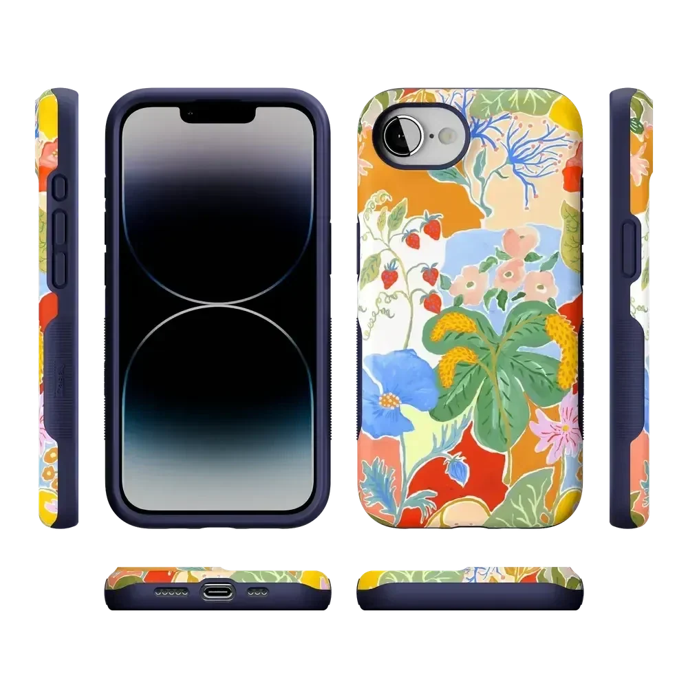 Botanical Blooms | Floral Patchwork Case iPhone Case get.casely
