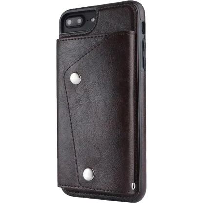 Brown Vegan Leather | Wallet Case iPhone Case get.casely