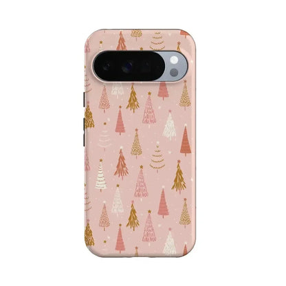 Bubblegum Forest | Christmas Tree Case Phone Case Casetry Essential + MagSafe® Google Pixel 10 Pro XL