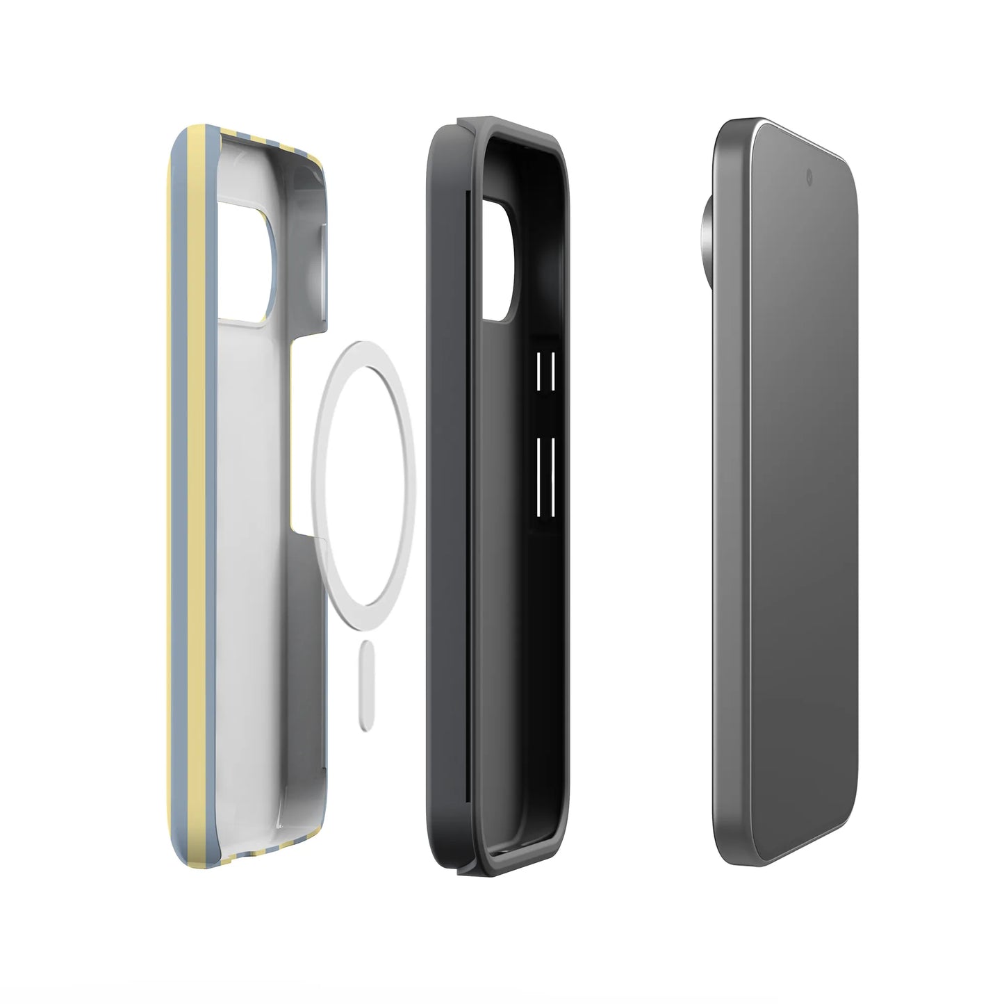 Coastline Stripes | Blue & Yellow Case