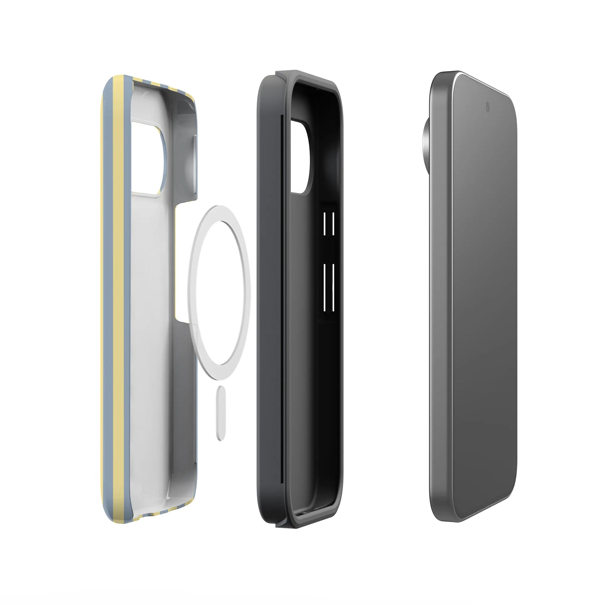 Coastline Stripes | Blue & Yellow Case