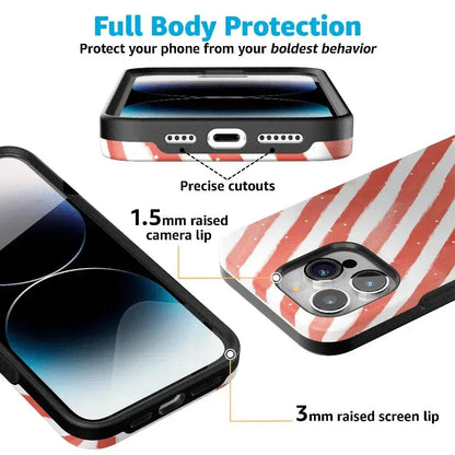 Candy Cane Lane | Peppermint Stripes Case Phone Case Casetry