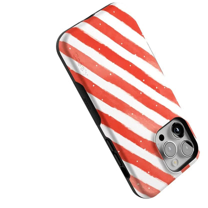 Candy Cane Lane | Peppermint Stripes Case Phone Case Casetry