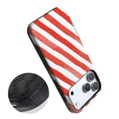 Candy Cane Lane | Peppermint Stripes Case Phone Case Casetry