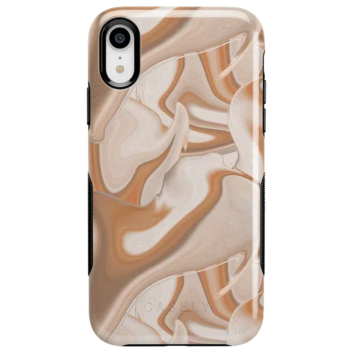 Caramel Delight | Marble Swirl Case iPhone Case get.casely Bold iPhone XR