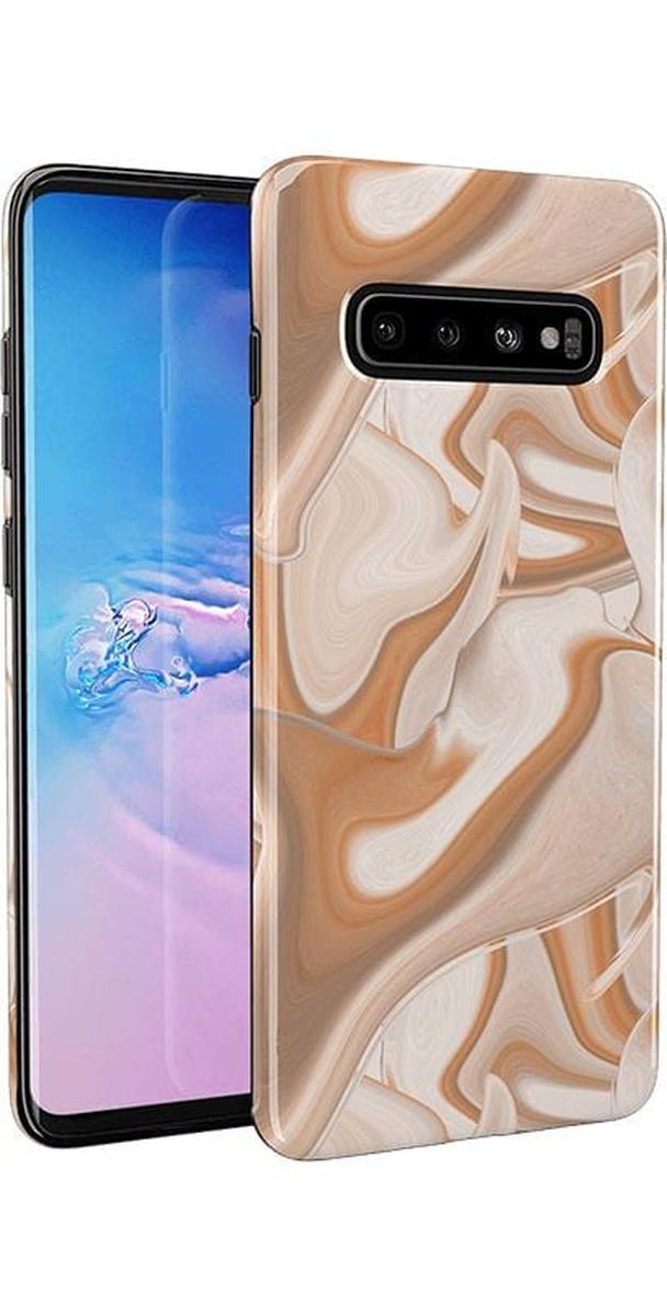 Caramel Delight | Marble Swirl Samsung Case Samsung Case get.casely